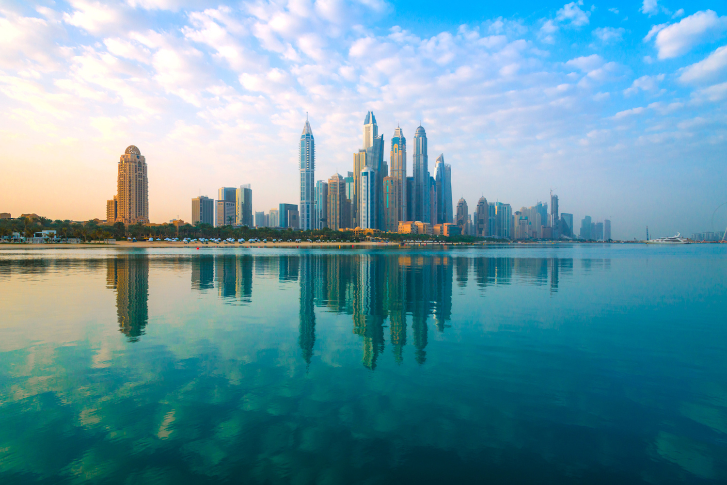 Dubai-Skyline-Ocean