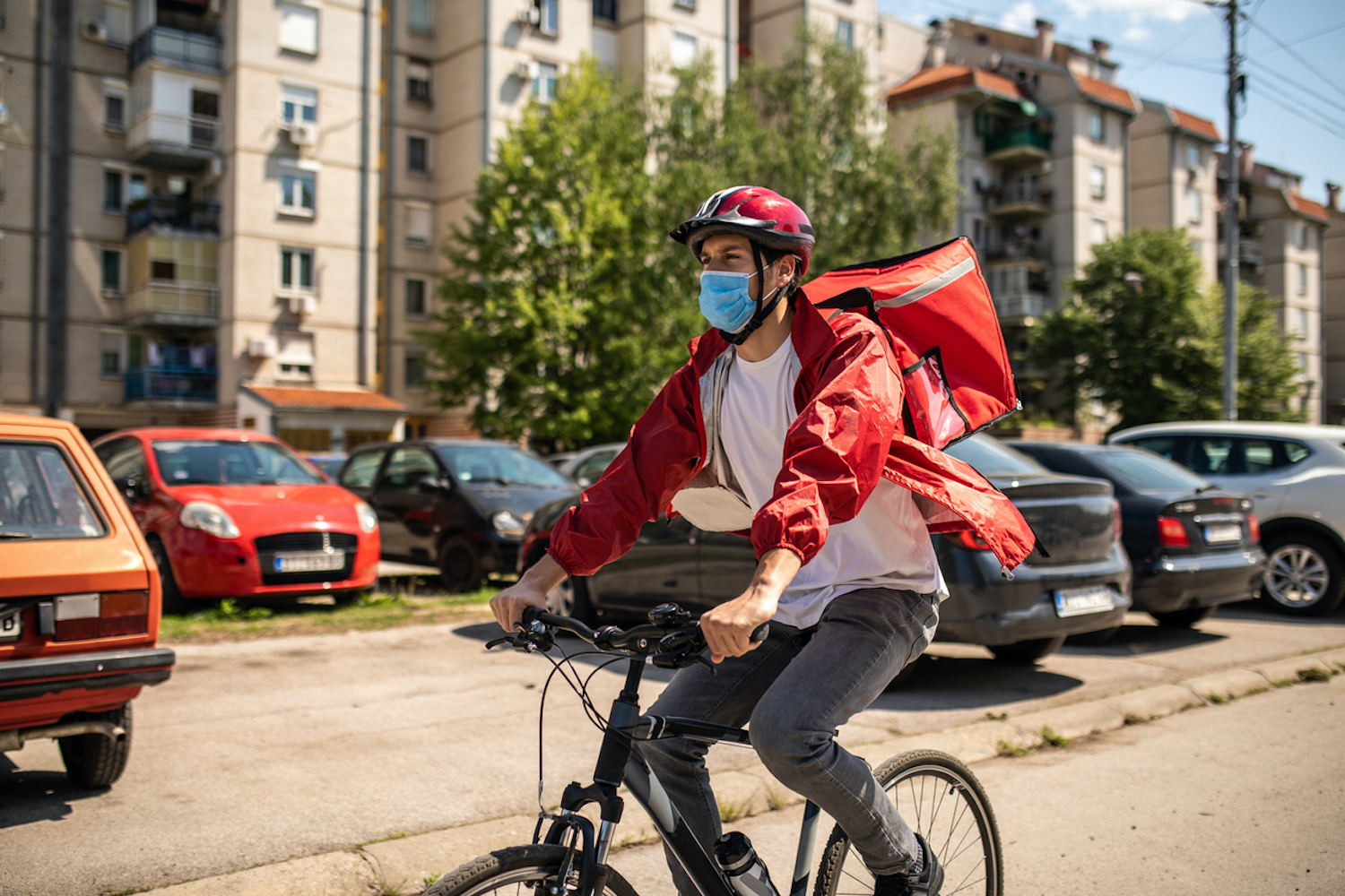Postmates bike outlet delivery