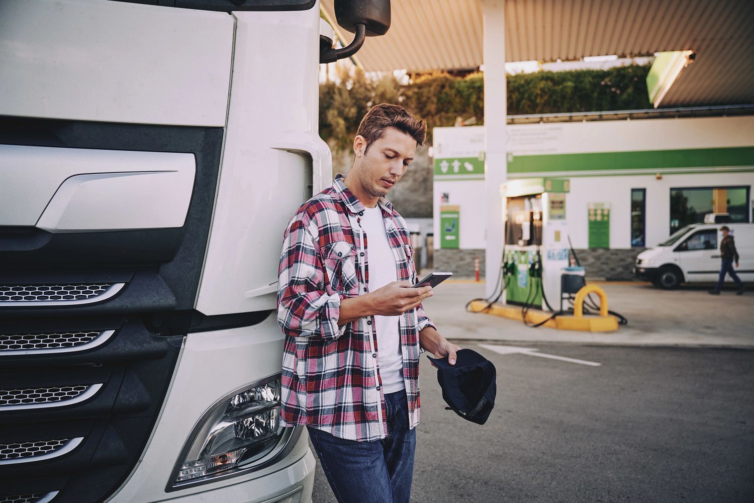 Gas-Station-Truck-Lorry-Petrol-Fleet-Management-Transportation-Logistics
