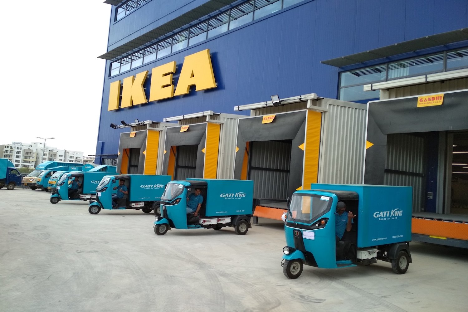 Gayam Motorworks IKEA Fleet Rickshaw