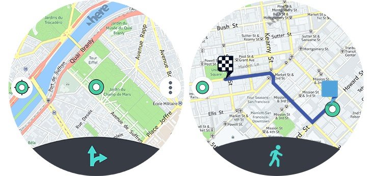 Tizen maps shop app
