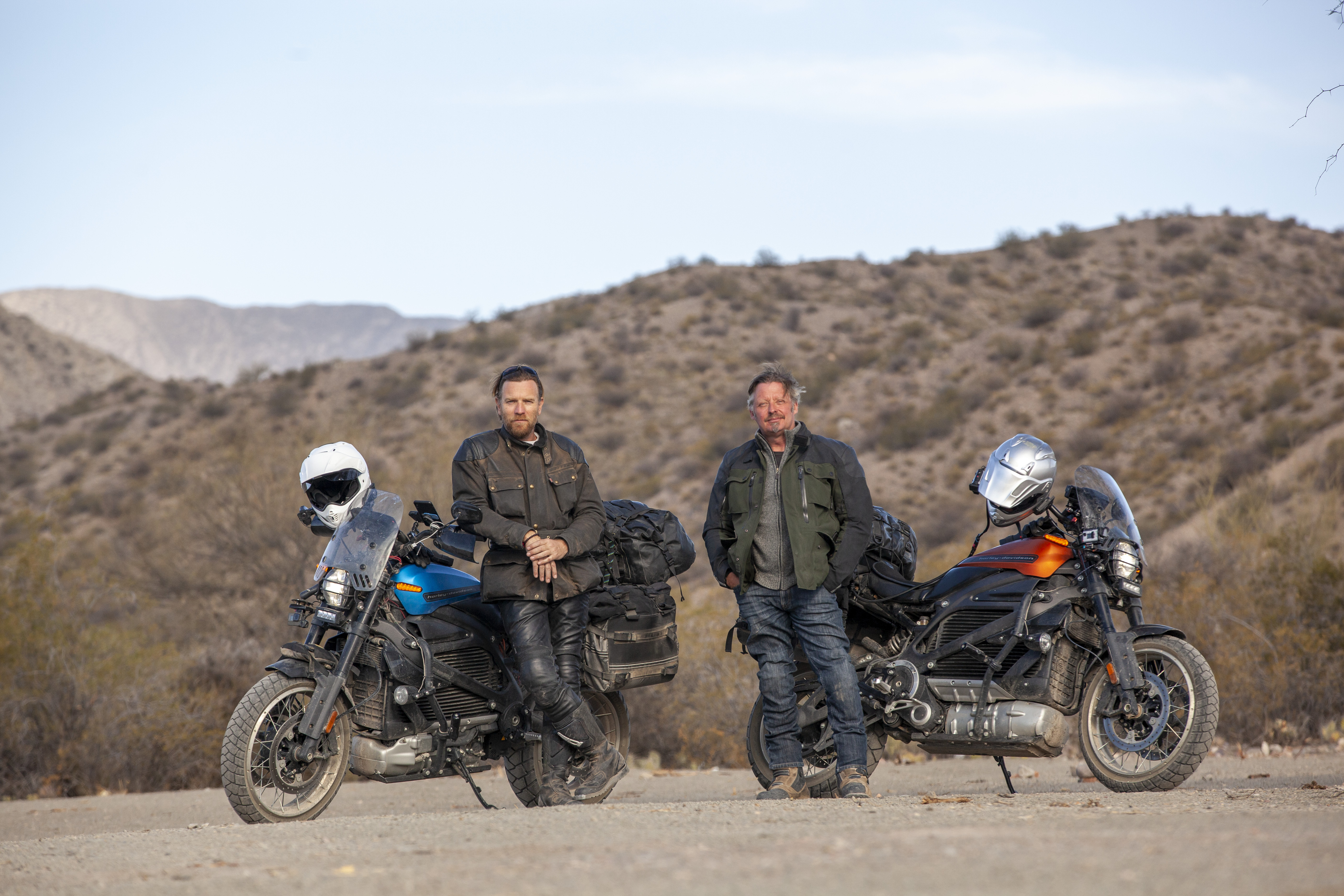 Ewan McGregor and Charley Boorman on electric motorcycle roadtrip