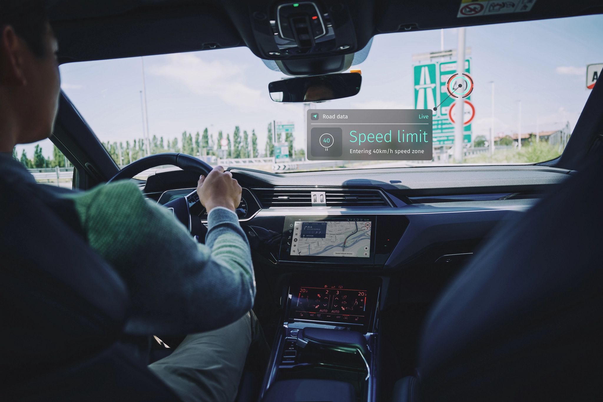 Milan-Car-Dashboard-Overlay-ISA-Speed-Limit-Vehicle-Automotive
