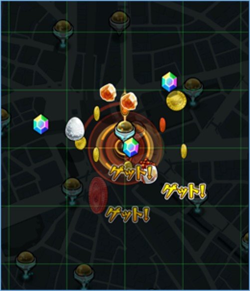 Monster Strike Smartphone Game Map