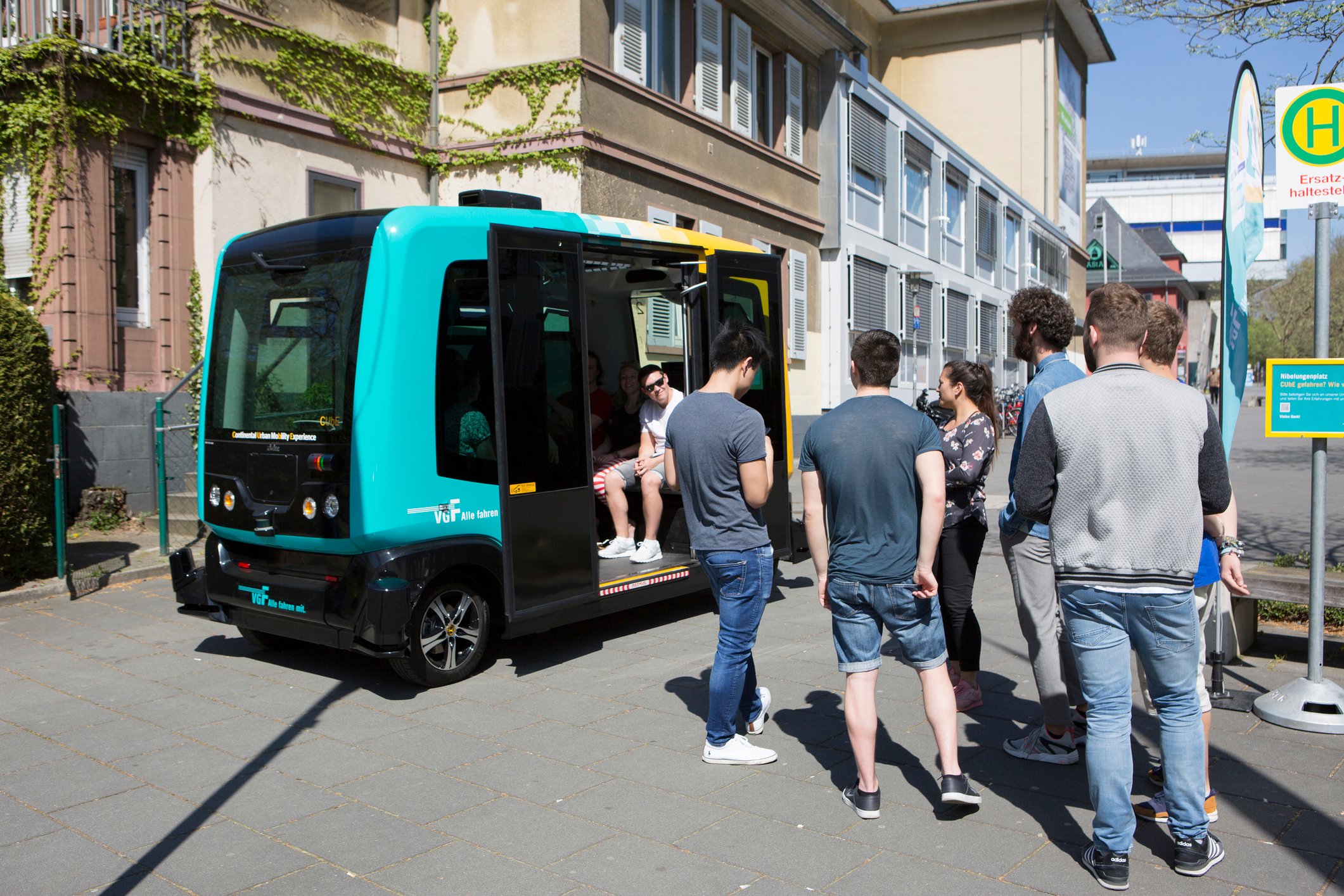 Self-Driving CUbE Continental Urban mobility Experience