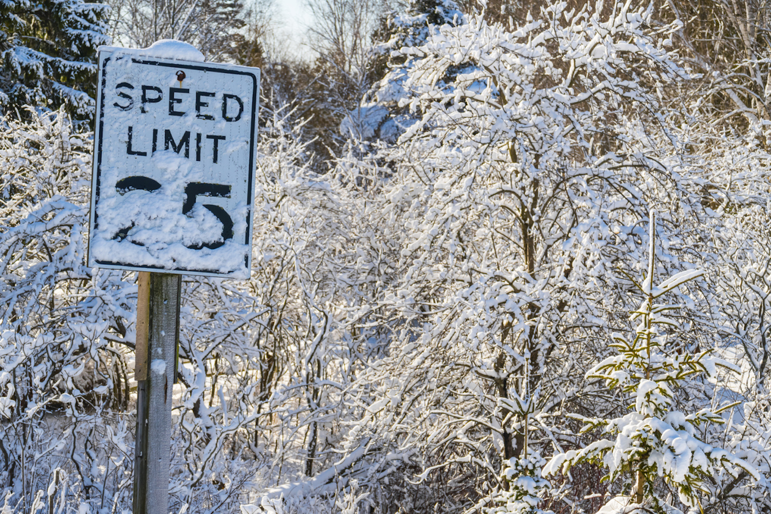 Snow-Road-Street-Automotive-Car-Sign