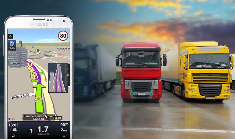 Sygic chooses HERE for its Truck Navigation |