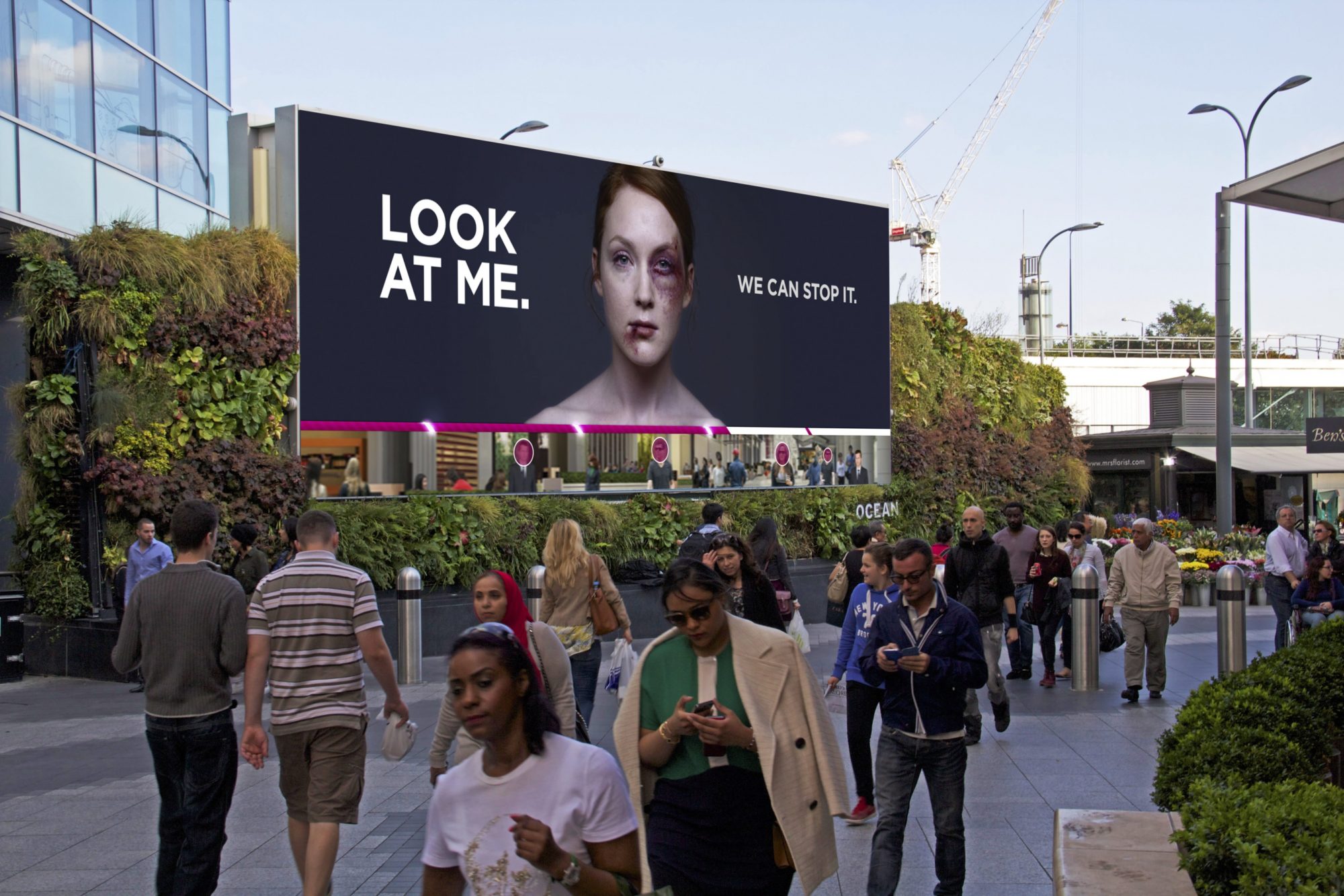 Womens Aid and Ocean Outdoor ad 