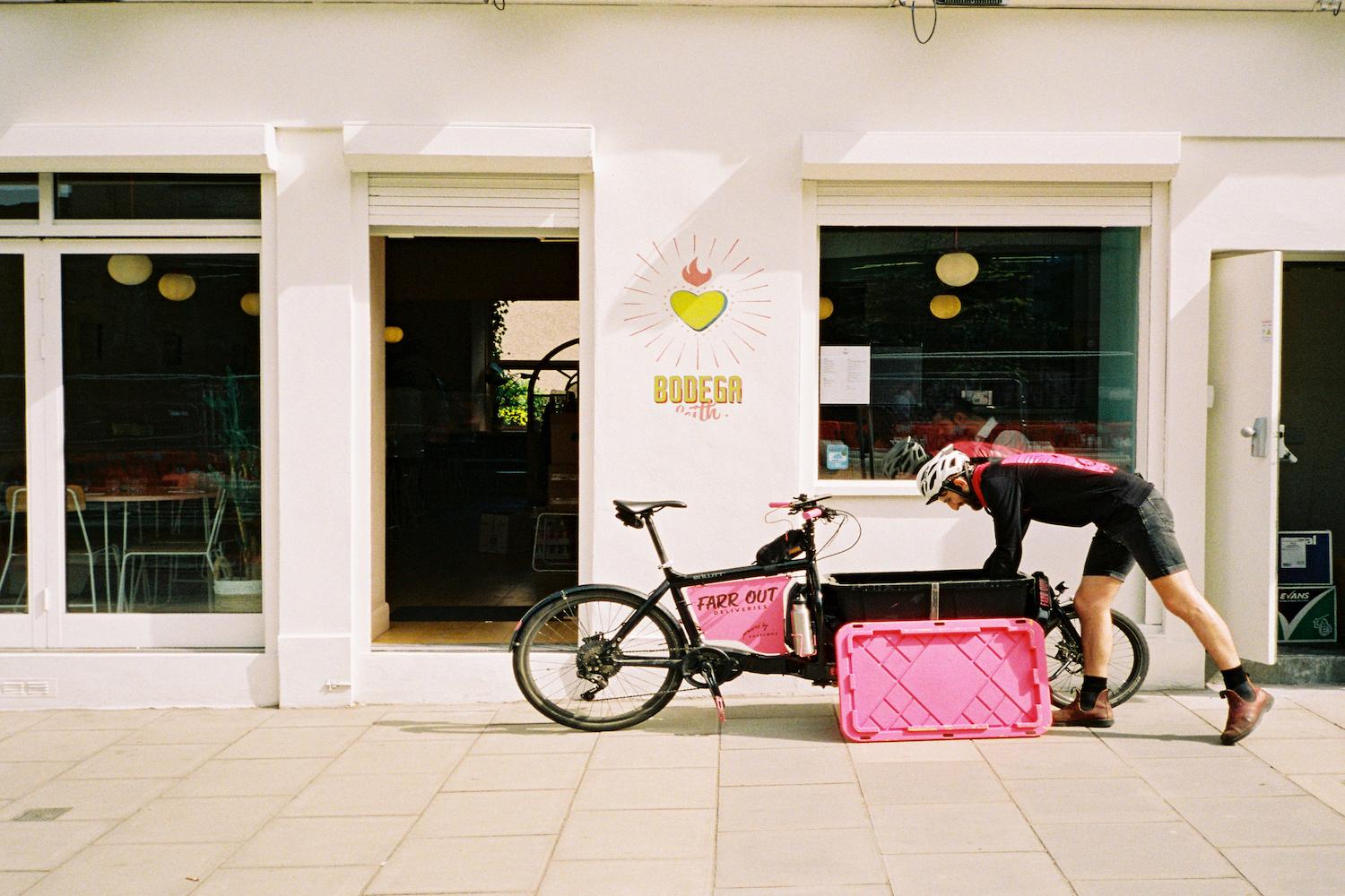 How fleets of cargo delivery bikes are making the last mile
