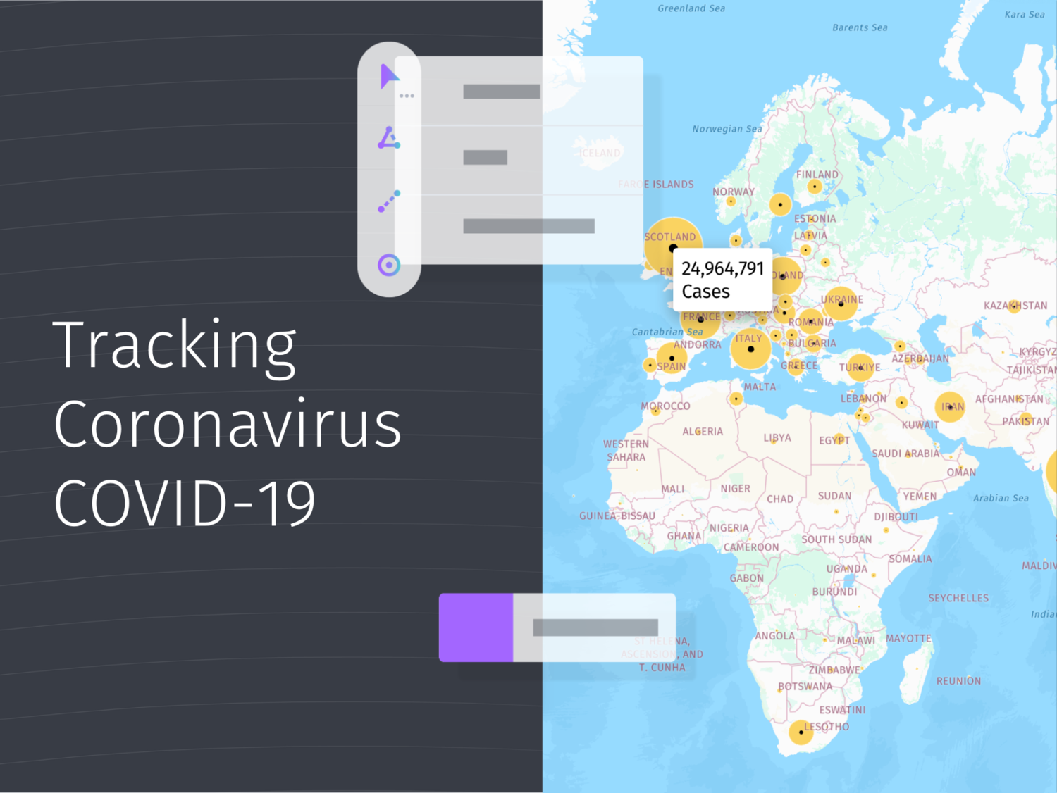 Visualizing COVID-19 Data with the HERE Maps API for JavaScript | HERE