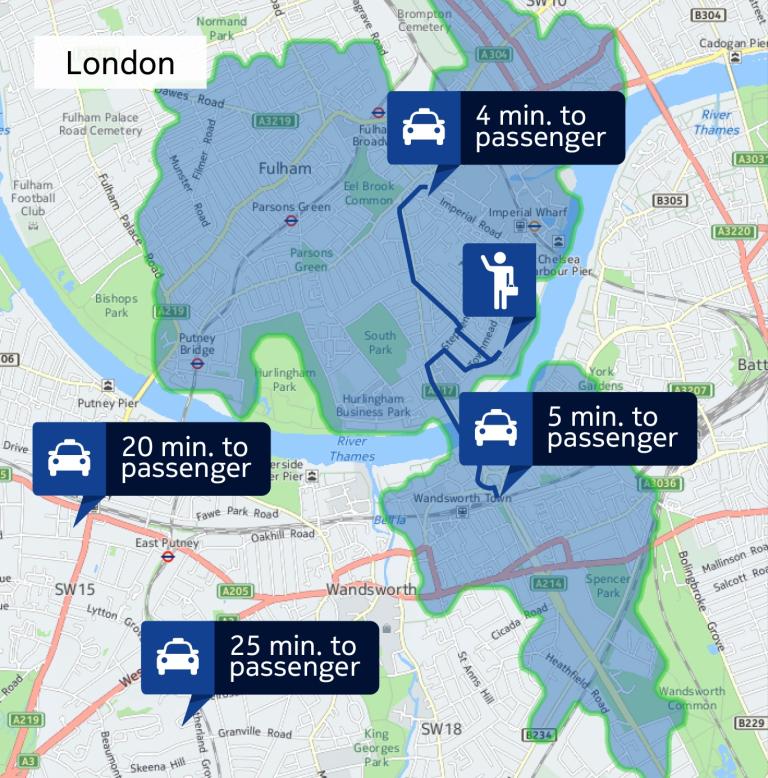 How HERE is helping your taxi arrive faster