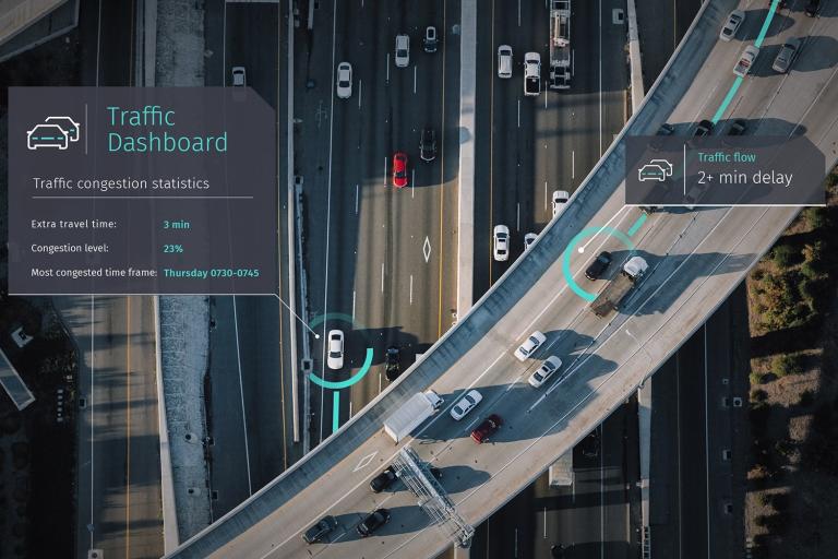 The HERE Traffic Dashboard reveals the detailed workings of city roads