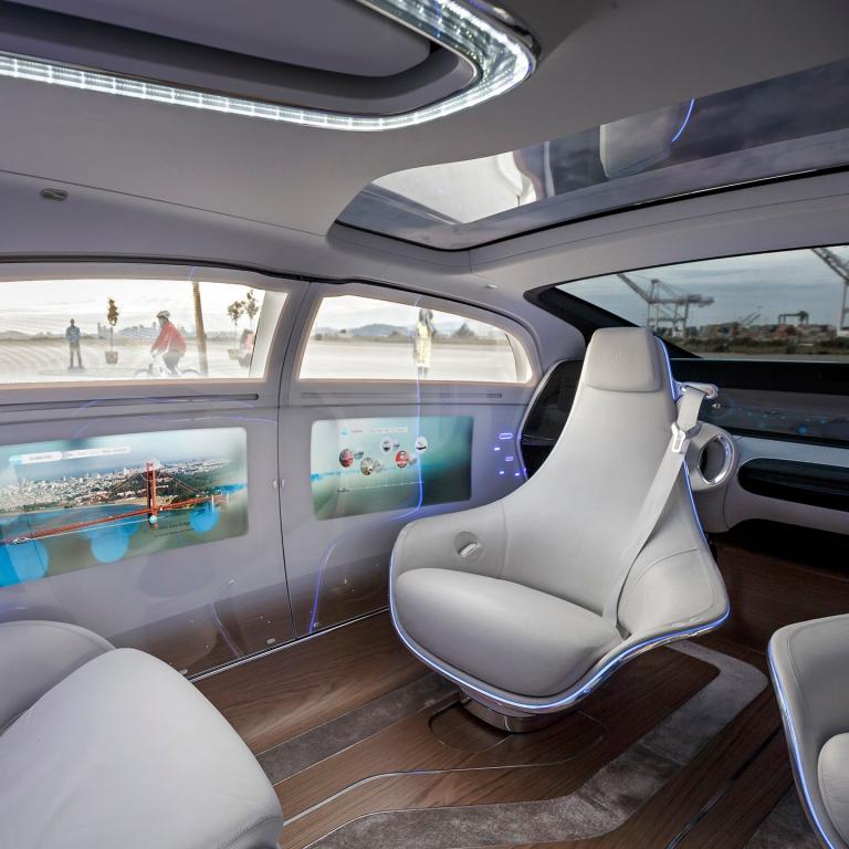 If no one is driving, where's the best place to sit?