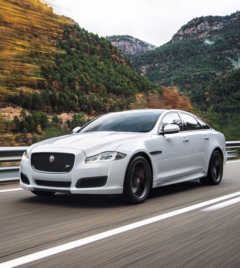 The new Jaguar XJ debuts with HERE Auto guidance