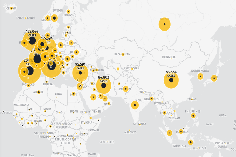 Curbing the coronavirus: this accurate map tracks the outbreak in real-time