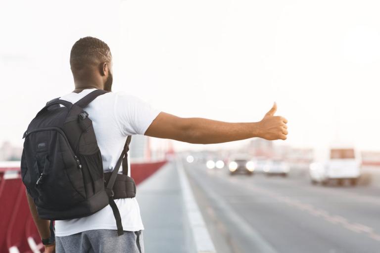 It's okay to hitchhike to work - if you do it with an app