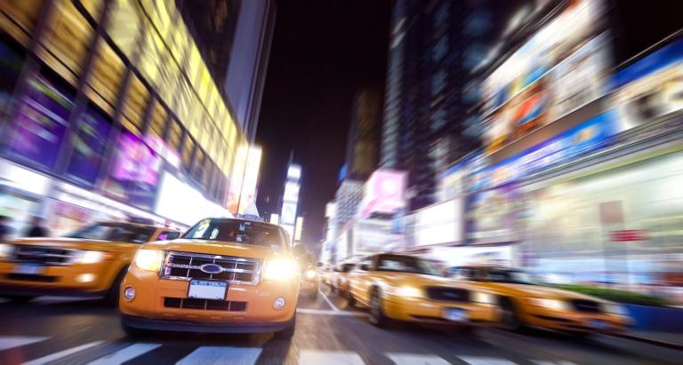 The rise of digital ads on taxis, and how data drives them