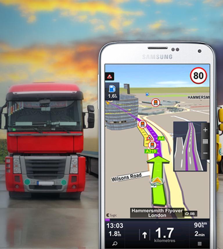 Truck navigation store