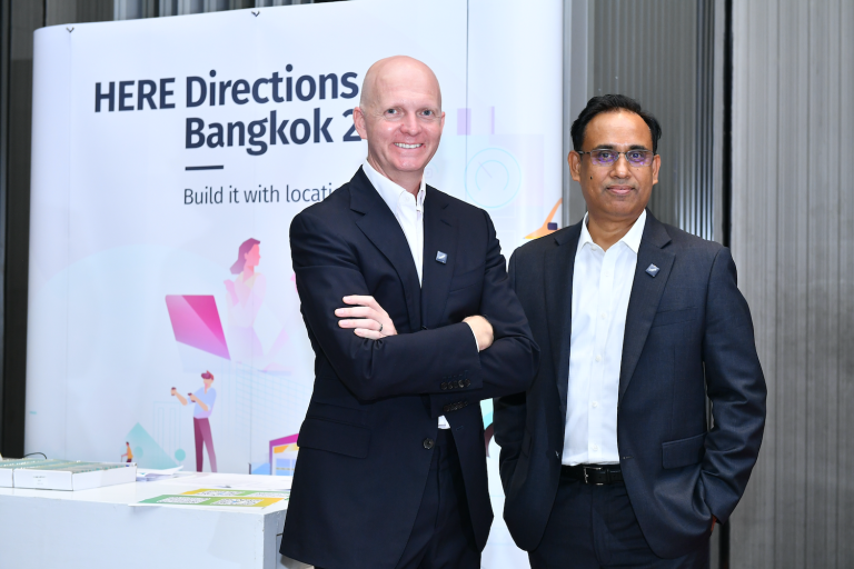 Jason Jameson and Abhijit Sengupta at HERE Directions Bangkok 2022