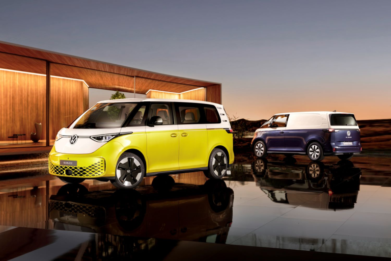 The VW ID Buzz harks back to the classic Microbus design