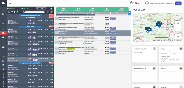 smart tour - tour planning
