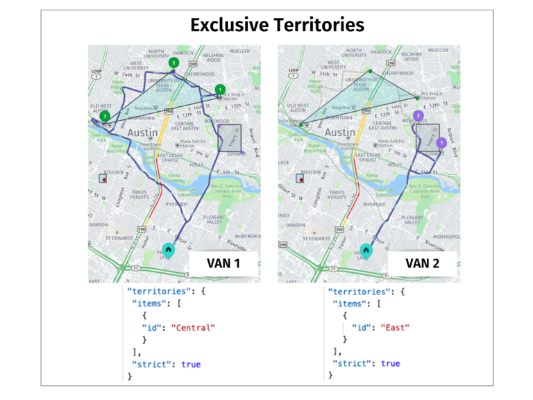 Tour Planning - Exclusive Territories