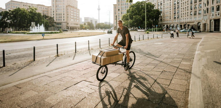Delivery Man eBike Berlin eCargo Bicycle Bike