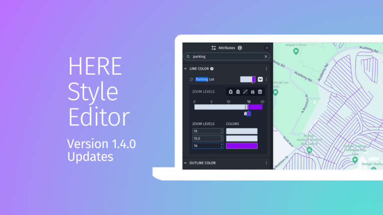 HERE Style Editor heading