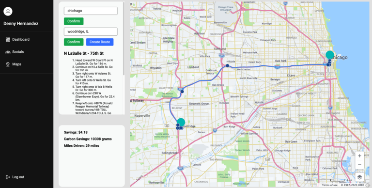 map page - team shape