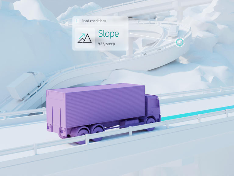 Truck Route Optimization Slope Transportation Logistics Fleet Management