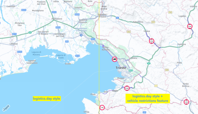 logistics day theme HERE maps