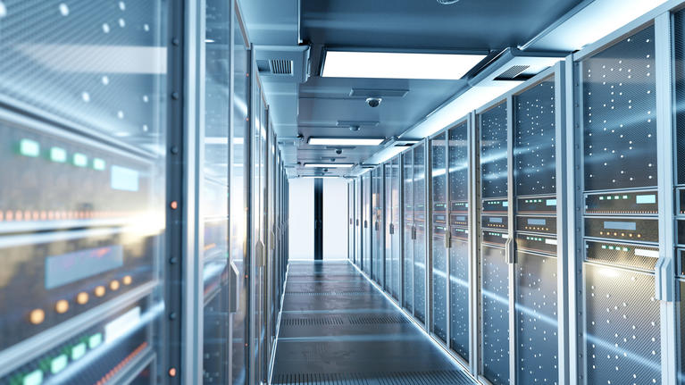 Server room hallway