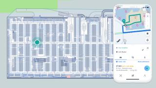 Indoor map location on mobile