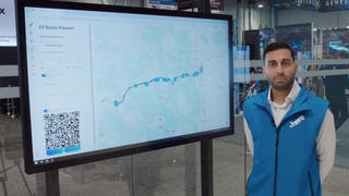 CES 2024 HERE Routing for EVs