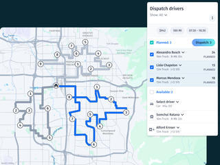 Allocate drivers to demand