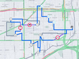 Avoid traffic and costly re-routing