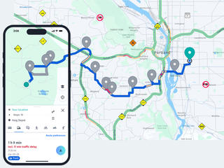 HERE WeGo Pro: Import multi-stop routing schedules
